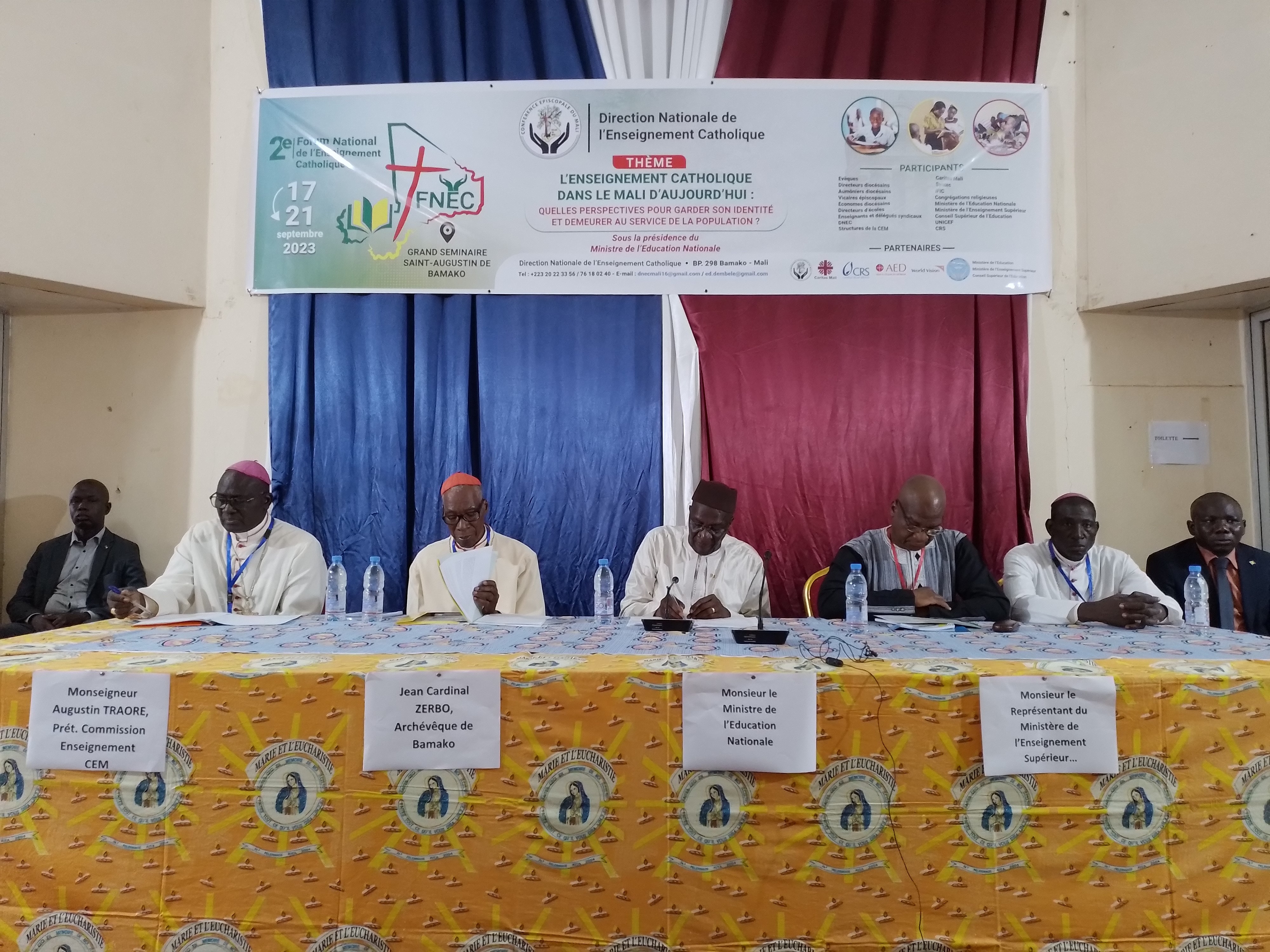 Forum de l’enseignement catholique au Mali: Les travaux ouverts hier